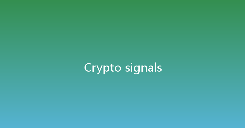 Crypto signals 