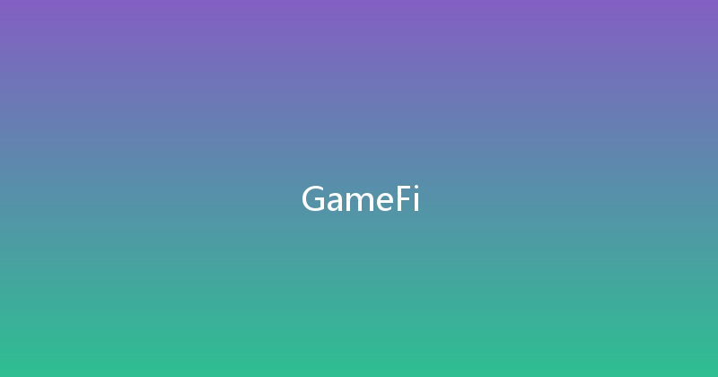 GameFi 