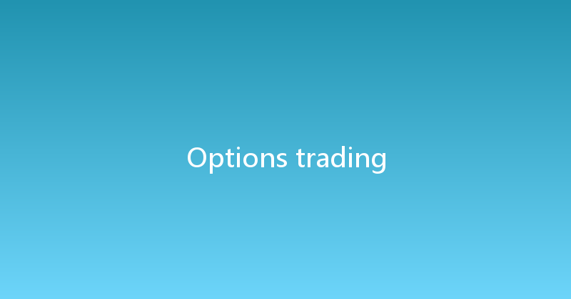 Options trading 