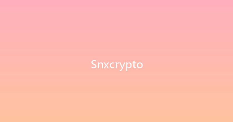 Snxcrypto 