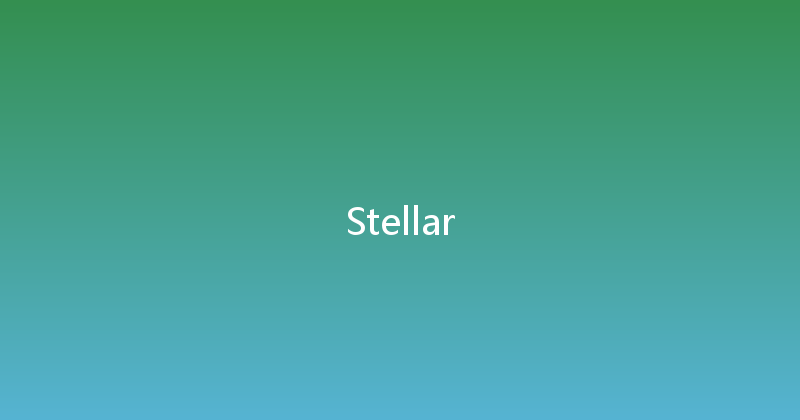 Stellar 