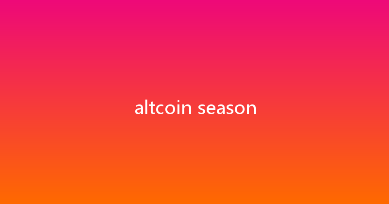 altcoin season 