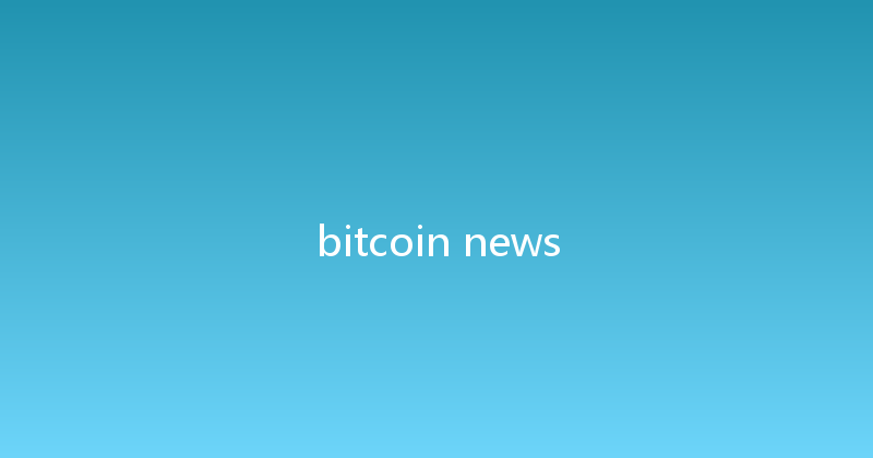 bitcoin news 