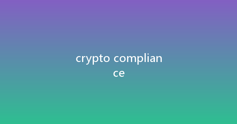 crypto compliance 