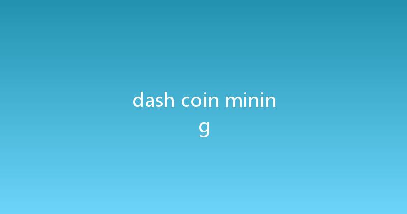 dash coin mining 