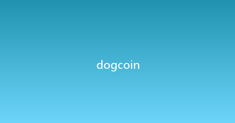dogcoin 
