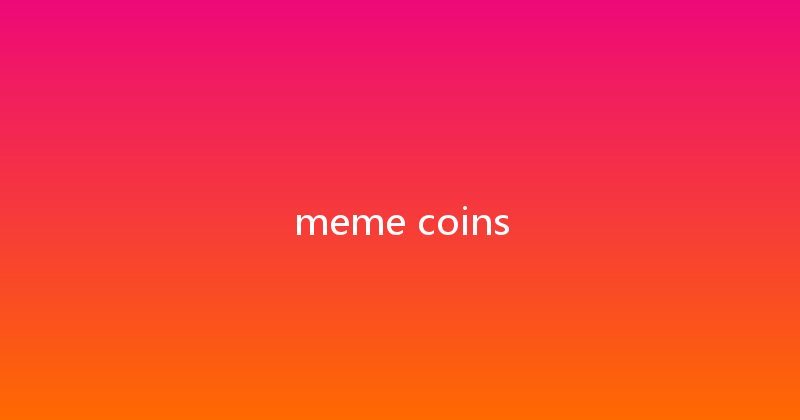 meme coins 