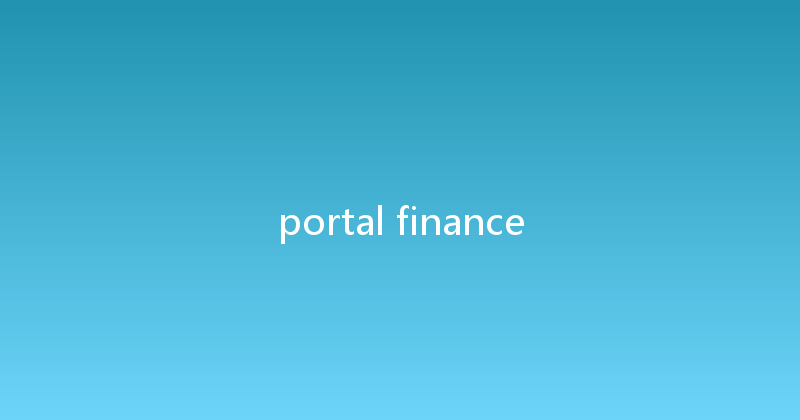portal finance 